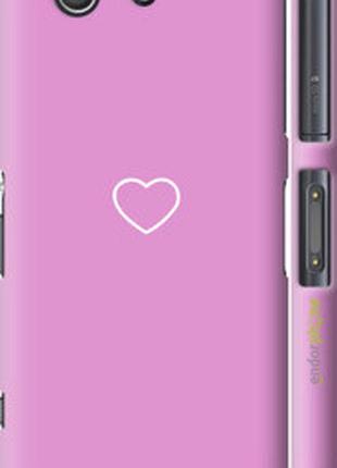 Чехол на sony xperia z3 compact d5803 сердце 2 "4863c-277-2448"