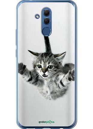 Чехол на huawei mate 20 lite летящий котёнок "2322u-1575-2448"