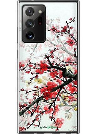 Чехол на samsung galaxy note 20 ultra цветущий куст "831u-2051-2448"