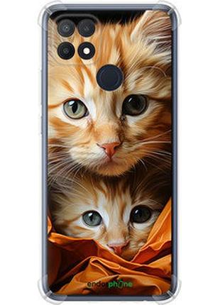 Чехол на oppo a15 котики 2 "5664sp-2119-2448"