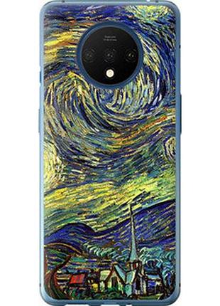 Чехол на oneplus 7t винсент ван гог. звёздная ночь "163u-1809-2448"