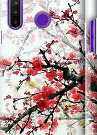 Чехол на realme 6i цветущий куст "831m-2059-2448"