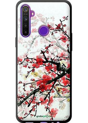 Чехол на realme 6i цветущий куст "831b-2059-2448"
