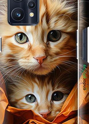 Чехол на realme 9 pro plus котики 2 "5664m-2596-2448"