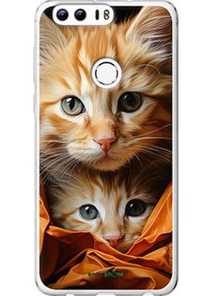 Чехол на huawei honor 8 котики 2 "5664u-351-2448"