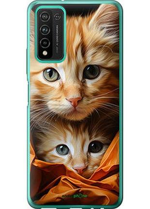 Чехол на huawei honor 10x lite котики 2 "5664u-2198-2448"
