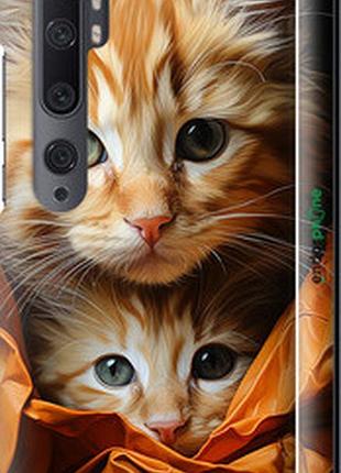 Чехол на xiaomi mi note 10 котики 2 "5664m-1820-2448"
