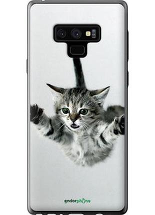 Чехол на samsung galaxy note 9 n960f летящий котёнок "2322u-1512-2448"