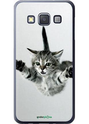 Чехол на samsung galaxy a3 a300h летящий котёнок "2322t-72-2448"
