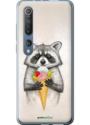 Чохол на xiaomi mi 10 єнотик з морозивом "4602t-1860-2448"