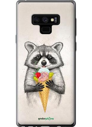 Чехол на samsung galaxy note 9 n960f енотик с мороженым "4602u-1512-2448"
