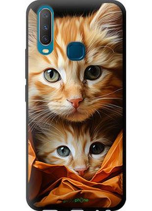 Чехол на vivo y15 котики 2 "5664b-1791-2448"