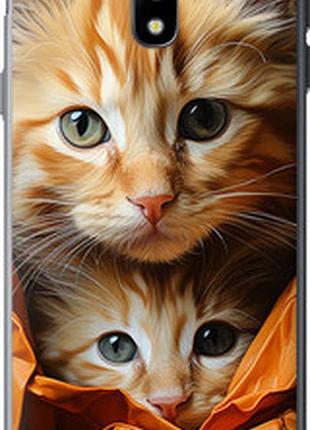 Чехол на samsung galaxy j3 (2017) котики 2 "5664t-650-2448"