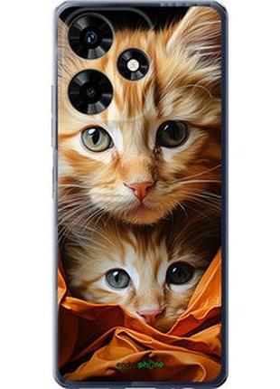 Чехол на infinix hot 30 котики 2 "5664u-3046-2448"