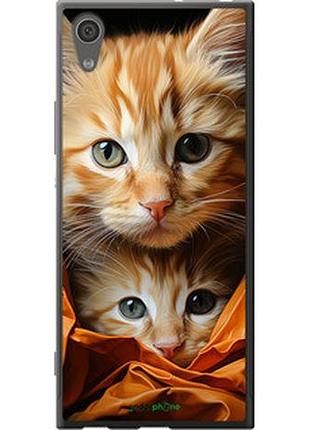 Чехол на sony xperia xa1 g3112 котики 2 "5664t-964-2448"