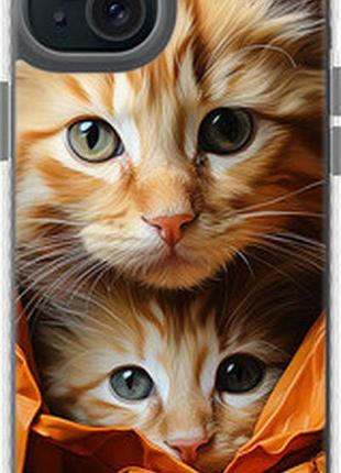 Чехол на iphone 15 plus котики 2 "5664pm-3097-2448"