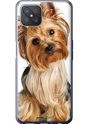 Чохол на oppo reno 4 z йоркширський тер'єр з хвостиком "930u-2278-2448"