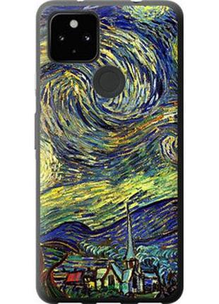 Чохол на google pixel 5a вінсент ван гог. зоряна ніч "163u-2286-2448"