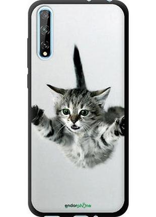 Чохол на huawei p smart s літний кошенят "2322b-1813-2448"