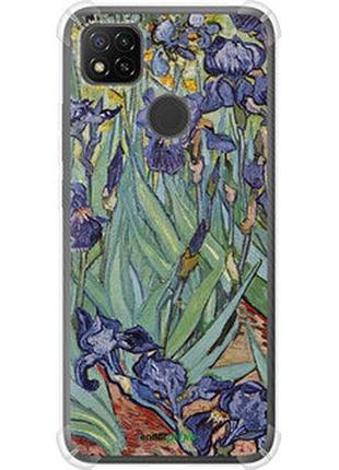 Чехол на xiaomi redmi 9c винсент ван гог. ирисы "161sp-2035-2448"