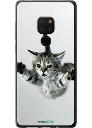 Чехол на huawei mate 20 летящий котёнок "2322t-1578-2448"