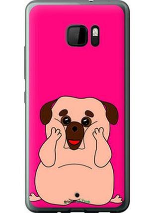 Чохол на htc u ultra веселий мопс "4908u-833-2448"