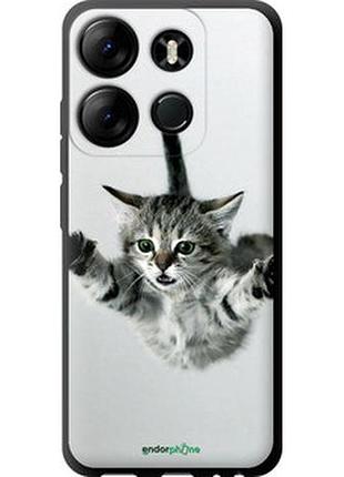 Чехол на infinix smart 7 летящий котёнок "2322b-3195-2448"