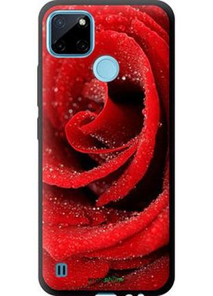 Чехол на realme c25y красная роза "529b-2553-2448"