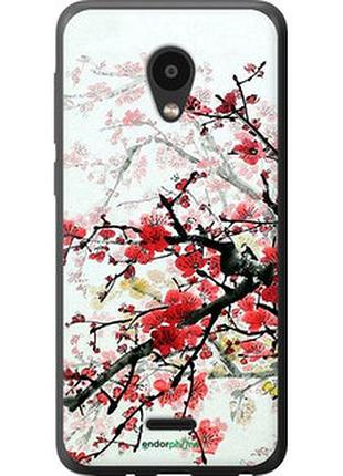 Чехол на meizu c9 цветущий куст "831u-1627-2448"