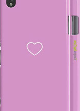 Чехол на sony xperia z1 c6902 сердце 2 "4863m-38-2448"