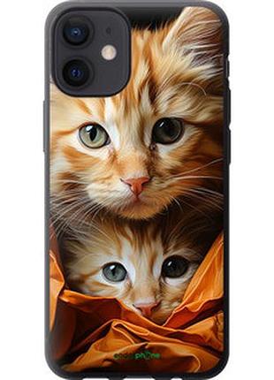 Чехол на iphone 12 mini котики 2 "5664t-2071-2448"