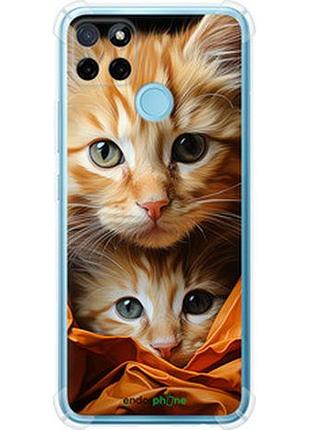 Чехол на realme c21y котики 2 "5664sp-2472-2448"