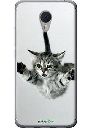 Чехол на meizu m3 note летящий котёнок "2322t-256-2448"
