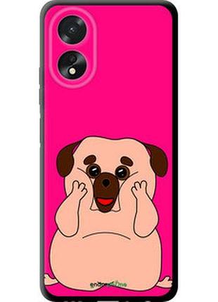 Чохол на oppo a38 4g веселий мопс "4908b-3337-2448"