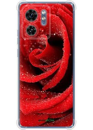 Чехол на motorola edge 40 красная роза "529sp-3335-2448"