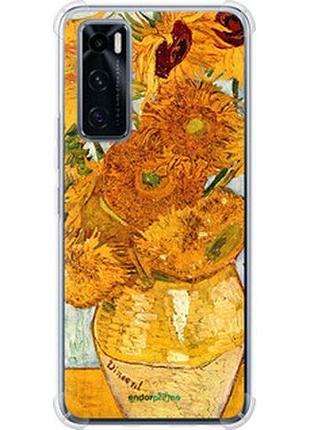 Чехол на vivo v20 se винсент ван гог. подсолнухи "162sp-2128-2448"