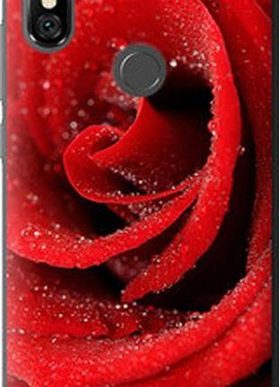 Чехол на xiaomi redmi note 6 pro красная роза "529t-1551-2448"