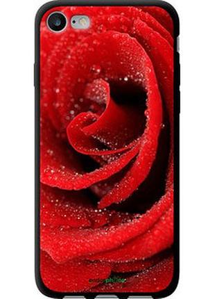 Чехол на iphone 8 красная роза "529b-1031-2448"