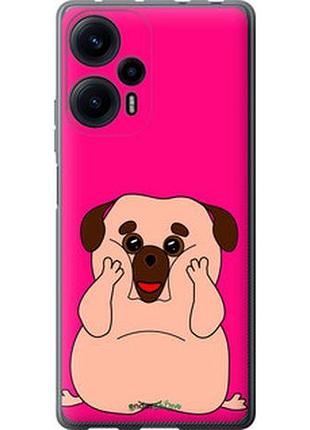 Чохол на xiaomi poco f5 веселий мопс "4908u-3170-2448"