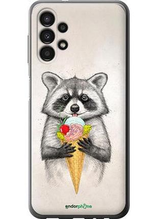 Чехол на samsung galaxy a13 a135f енотик с мороженым "4602u-2498-2448"