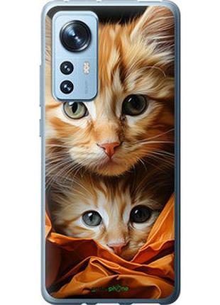 Чехол на xiaomi 12x котики 2 "5664u-2941-2448"