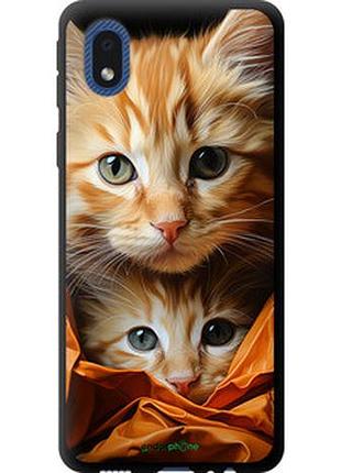 Чехол на samsung galaxy a01 core a013f котики 2 "5664b-2065-2448"
