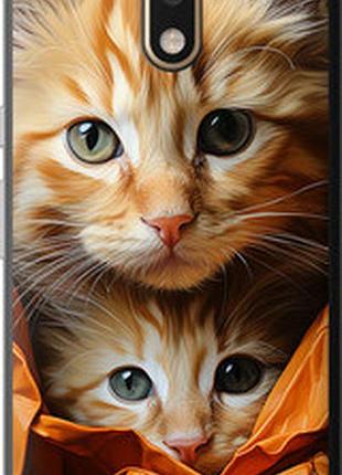 Чехол на motorola moto g4 котики 2 "5664u-511-2448"