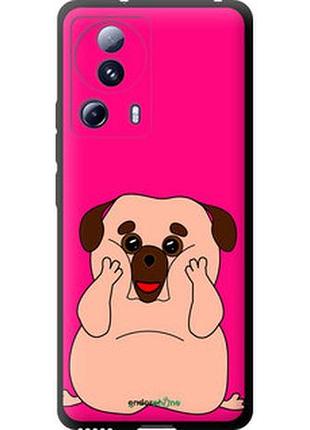 Чехол на xiaomi 13 lite весёлый мопс "4908b-3017-2448"