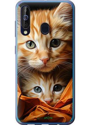 Чехол на samsung galaxy a60 2019 a606f котики 2 "5664u-1699-2448"