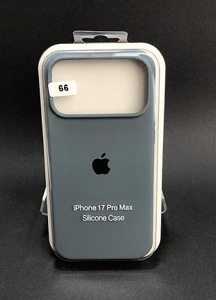 Чехол силиконовый для iphone 17promax silicone case orig full №66 pine green 4you