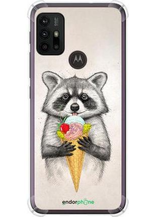 Чехол на motorola moto g30 енотик с мороженым "4602sp-2320-2448"