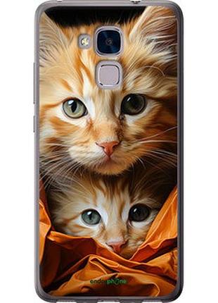 Чехол на huawei honor 5c котики 2 "5664t-356-2448"