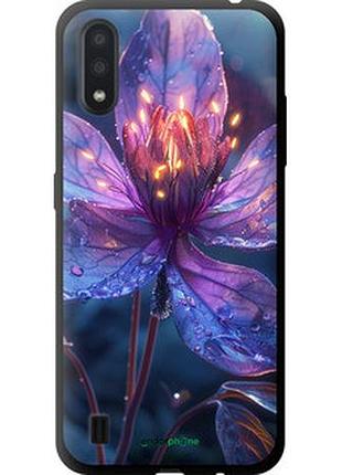 Чехол на samsung galaxy a01 a015f магический цветок "6038b-1842-2448"
