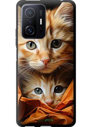 Чехол на xiaomi 11t котики 2 "5664b-2487-2448"